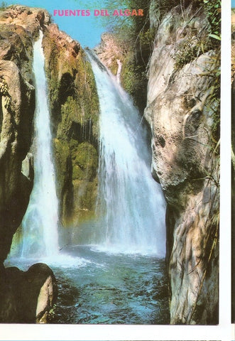 Postal 046542 : Callosa de Ensarria (Alicante). Rio Algar - Cascadas Toll de la Caldera