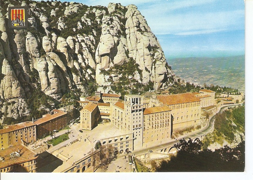 Postal 046560 : Montserrat. Vista general del Monasterio