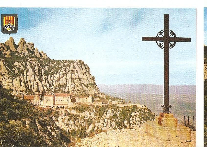 Postal 046561 : Montserrat. El Monasterio desde San miguel