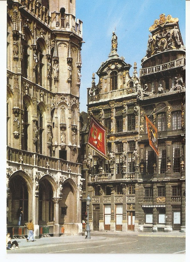 Postal 046563 : Hotel de ville le Renard le Cornet. Brussels