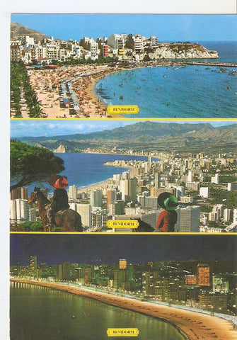 Postal 046567 : Benidorm (España). Vistas varias