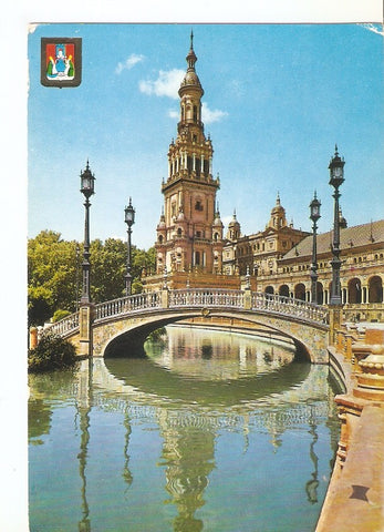 Postal 046573 : Sevilla. Estanque de la Plaza de España