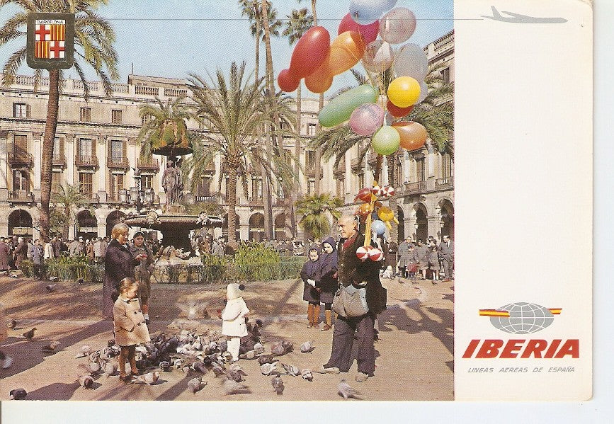 Postal 046586 : Barcelona. Plaza Real