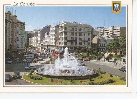 Postal 046603 : La Coruña. Plaza Cuatro Caminos