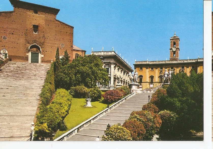 Postal 046618 : Roma. The Capitol and Church of Santa Maria in Aracoeli