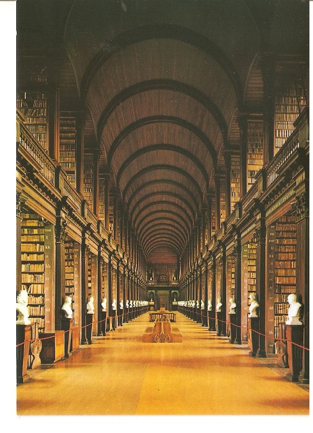 Postal 046631 : Trinity College Library Dublin. The Long Room