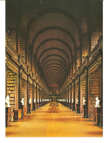 Postal 046631 : Trinity College Library Dublin. The Long Room
