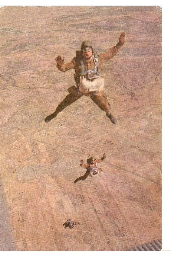 Postal 046651 : Salto manual de componentes de la patrulla acrobatica