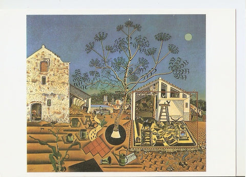Postal 046673 : Joan Miro. La Masia oli damunt tela. National Gallery of Art Washington