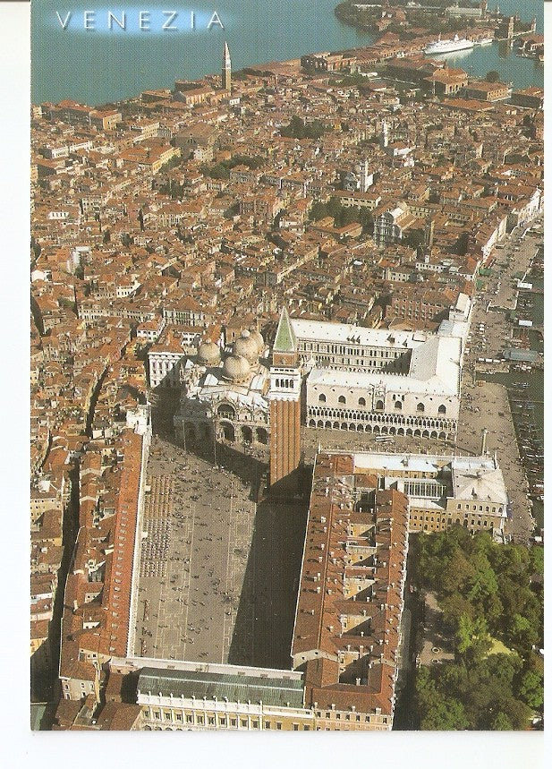 Postal 046681 : Venezia. Piazza San Marco veduta aerea