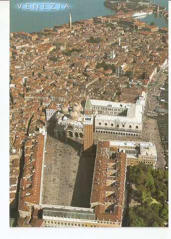 Postal 046681 : Venezia. Piazza San Marco veduta aerea