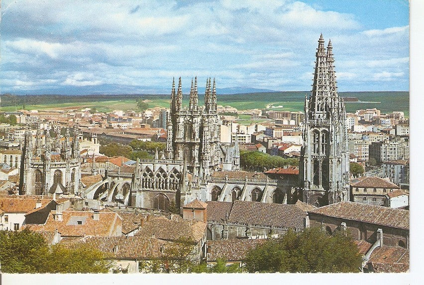 Postal 046684 : Burgos. Catedral desde el Mirador