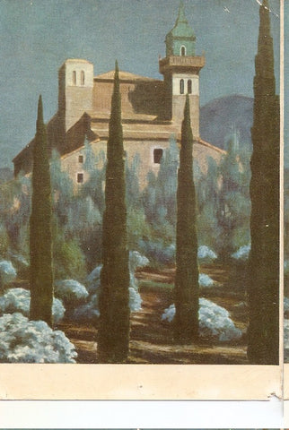 Postal 046706 : Valldemosa. El nocturno de Chopin. Cuadro al oleo de Bartolome Ferra