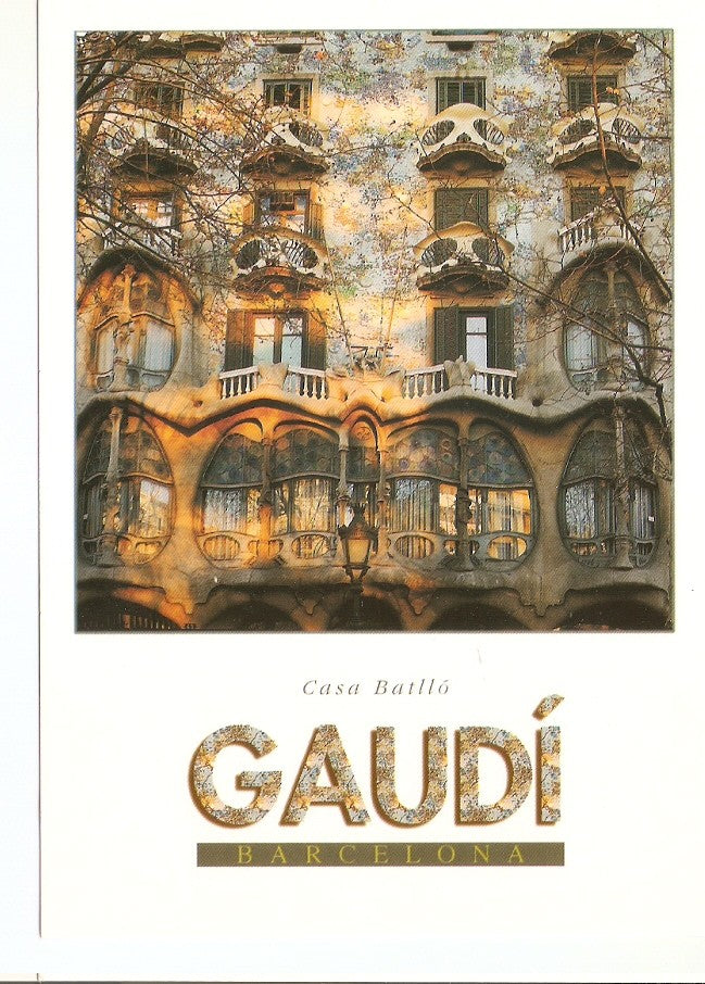 Postal 046725 : Barcelona. Casa Batllo A. Gaudi