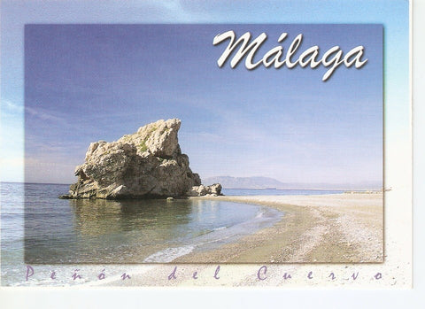 Postal 046756 : Malaga. Peñon del Cuervo