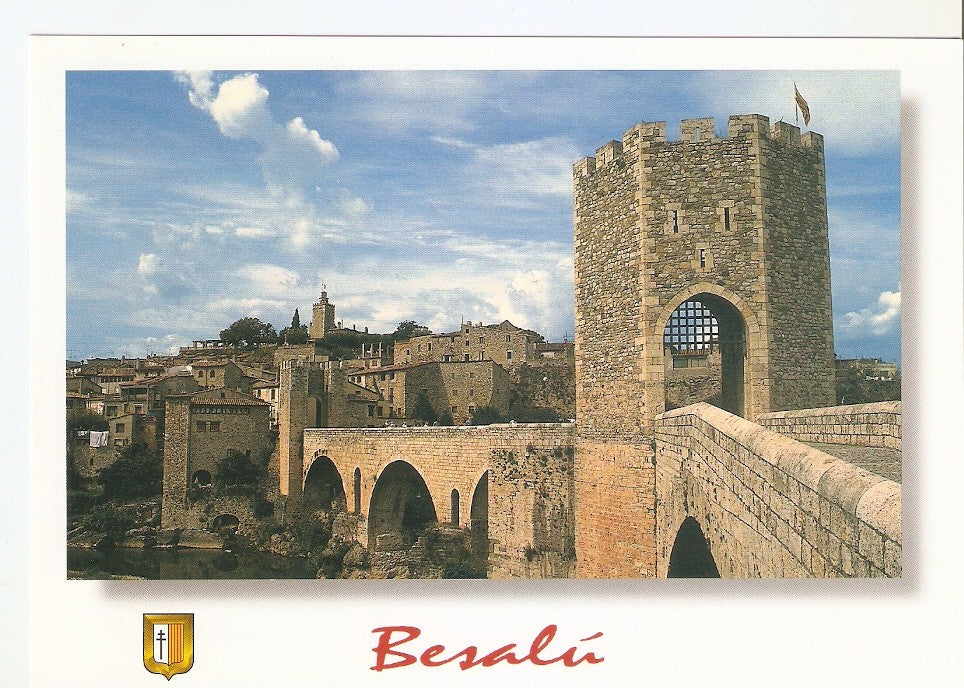 Postal 046781 : Besalu - La Garrotxa. Pont Romanic detall