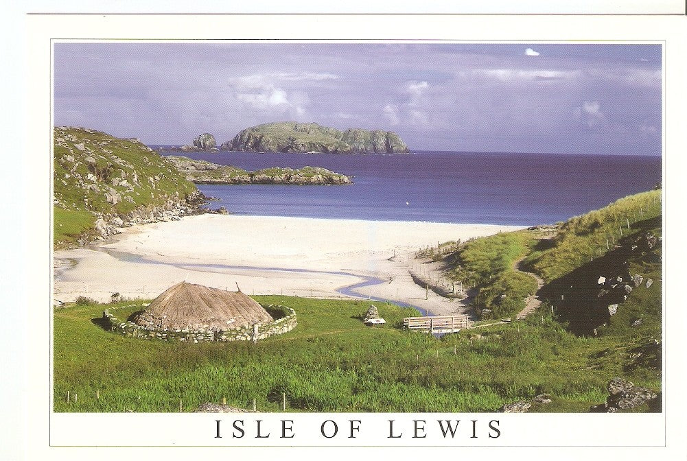 Postal 046783 : Bosta Iron Age House Isle of Lewis Esdtern Isles Scotland