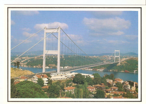 Postal 046807 : Istanbul Turkiye. Faith Sultan Mehmet Koprusu