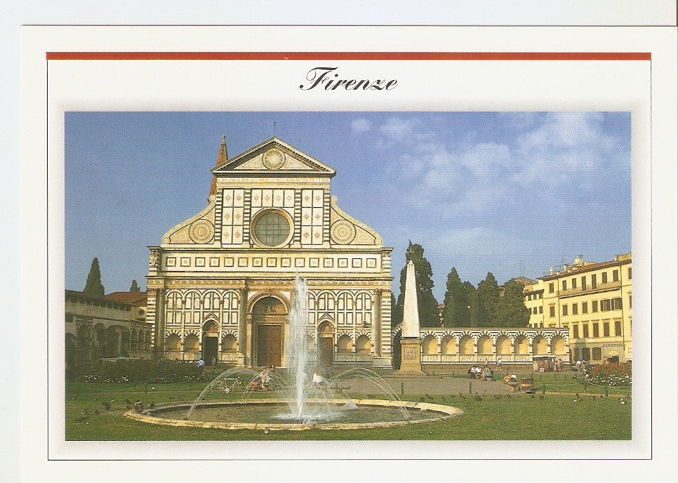 Postal 046831 : Santa Maria Novella.dante Purgatorio c.XV