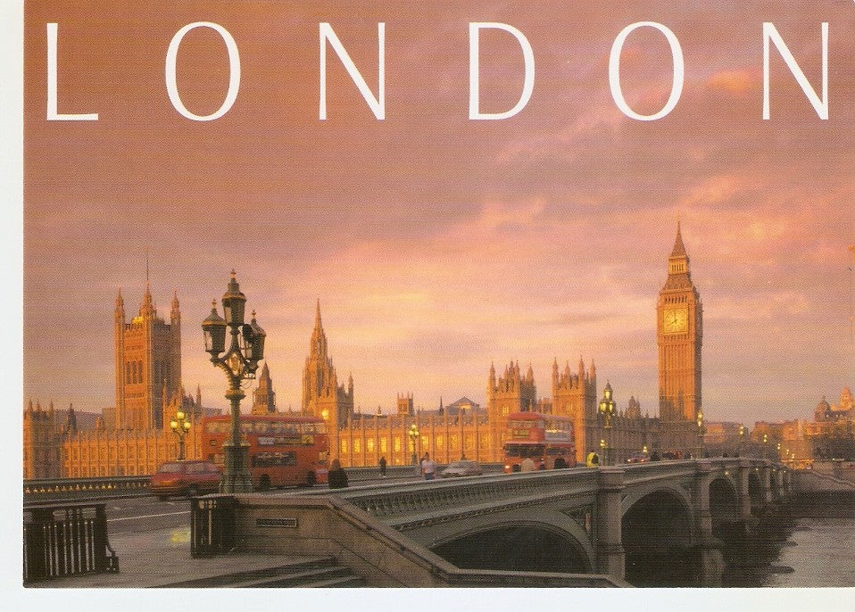 Postal 046834 : London. The Houses of Parliament