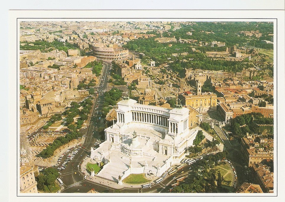 Postal 046835 : Roma. Altare della Patria Campidoglio Fori Colosseo