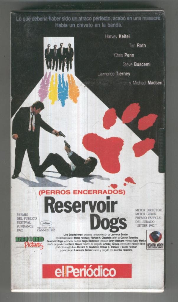 VHS Cine : RESERVOIR DOGS - Quentin Tarantino