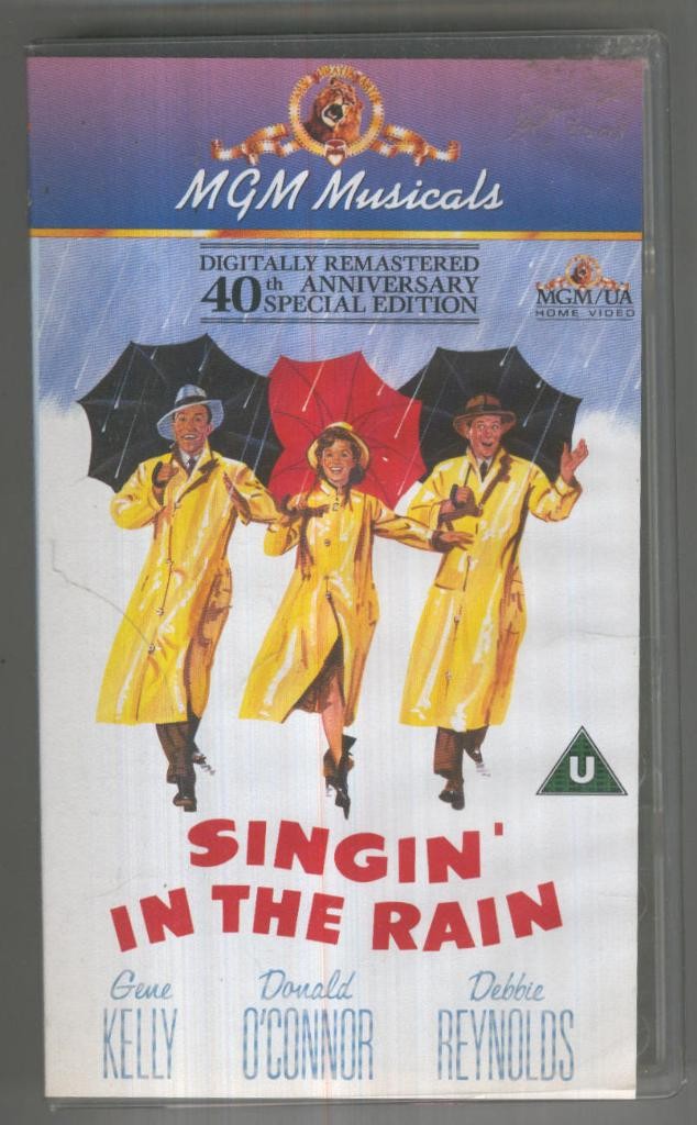 VHS Cine: SINGIN IN THE RAIN - Gene Kelly, Stanley Donen