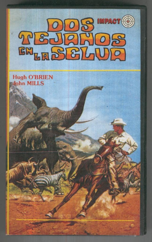 VHS Cine: DOS TEJANOS EN LA SELVA - Hugh O,Brien