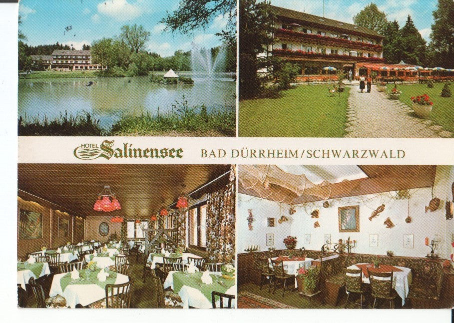 Postal-Postcard 17511: HOTEL SALINENSEE - Bad Durrheim Schwarzwald