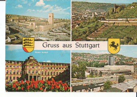 Postal-Postcard 17519: STUTTGART - Gruss aus Stuttgart Different views