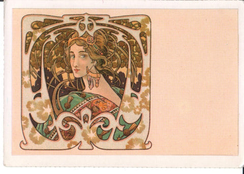 Postal-Postcard 17541: IMAGEN ILUSTRACION DE MUJER (Entalbe)