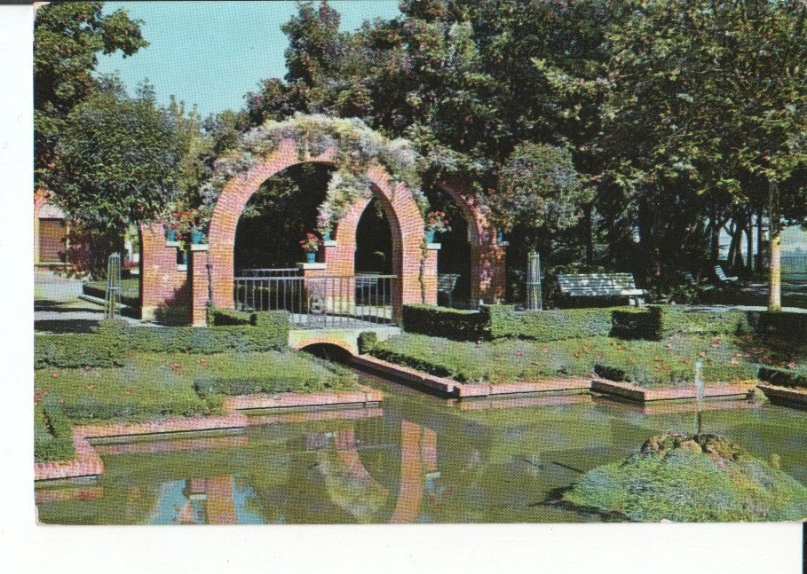 Postal-Postcard 17549: PAMPLONA - Jardines de la Media Luna. Estanque