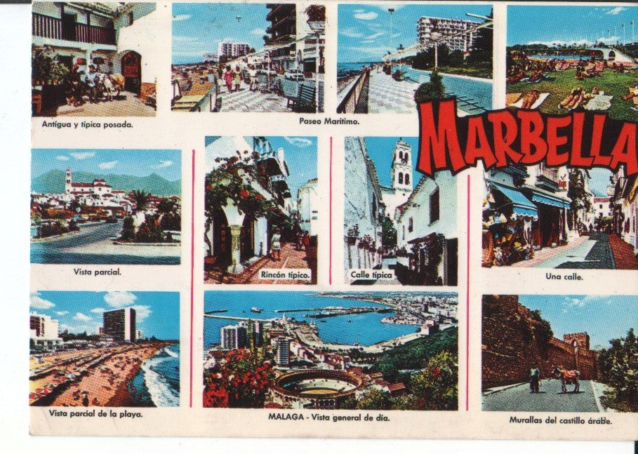 Postal-Postcard 17550: MARBELLA - Diferentes vistas Costa del Sol