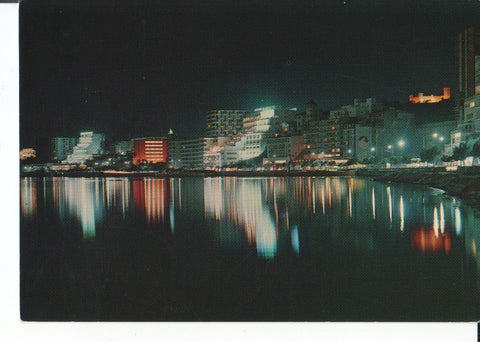 Postal-Postcard 17560: PALMA DE MALLORCA - Paseo Maritimo. Vista Nocturna 02