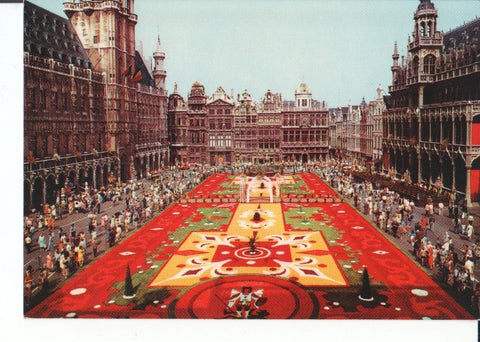 Postal-Postcard 17571: BRUXELLES BRUSSEL - Market Place Flower Carpet
