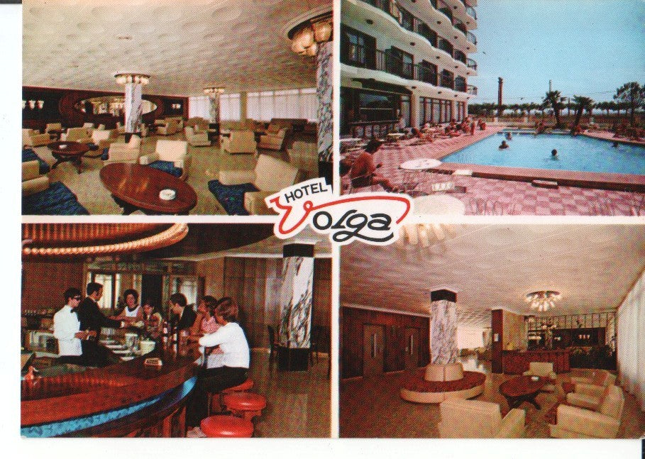 Postal-Postcard 17582: CALELLA - Hotel Volga Diferentes vistas