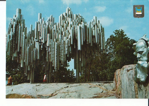 Postal-Postcard 17592: HELSINKI Helsingfors - Suomi Finland. MONUMENT TO JEAN SIBELIUS