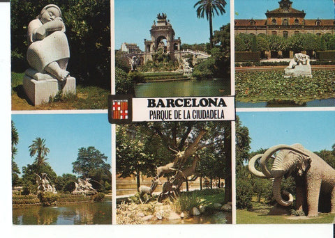 Postal-Postcard 17595: BARCELONA - Parque de la Cudadela. Diversas Vistas