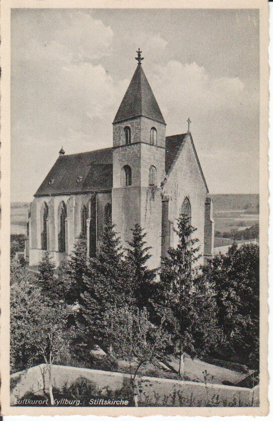 Postal-Postcard 17344: STIFTSKIRCHE - Luftkurort Kyllburg
