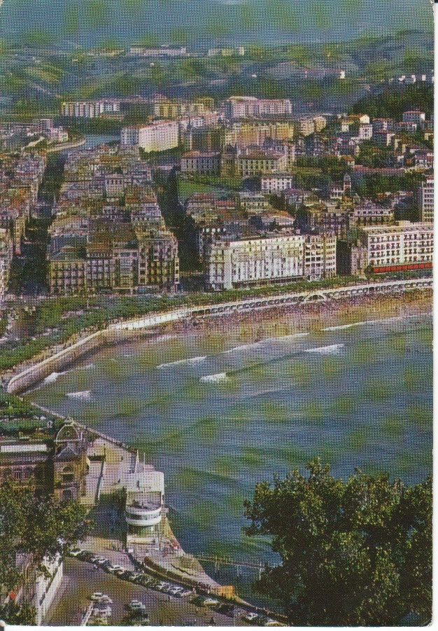 Postal-Postcard 17356: SAN SEBASTIAN - Vista Parcial aerea