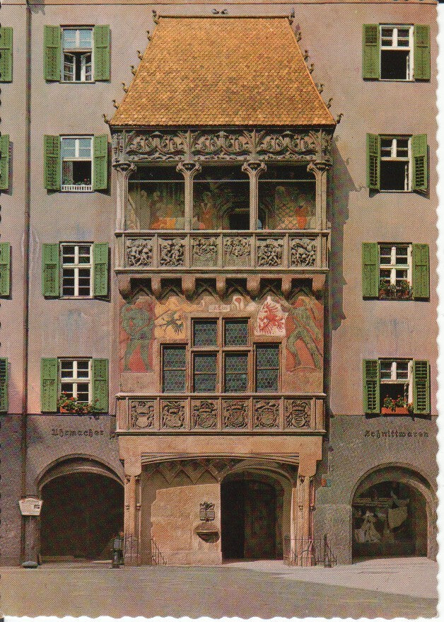 Postal-Postcard 17360: INSBRUCK - Goldenes Dachl