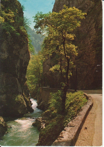 Postal-Postcard 17368: EN CHARTREUSE LES ALPES - Route du Desert dans les Gorges du Guiers-Mort