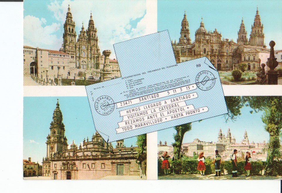Postal-Postcard 17406: SANTIAGO DE COMPOSTELA - Diferentes Vistas