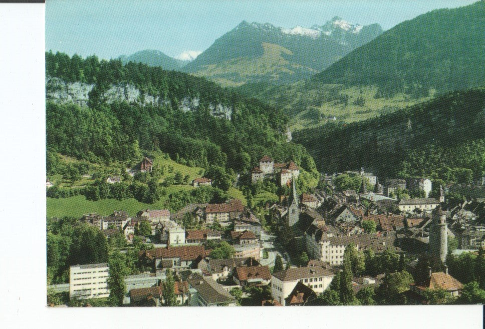 Postal-Postcard 17422: Feldkirch gegen Gurtisspitze