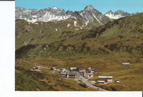 Postal-Postcard 17423: ST CHISTOPH AM AIRBERG - Mit Schindler und Valluga Tirol