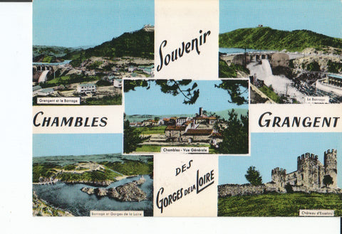 Postal-Postcard 17434: Different views of ST ETIENNE ST RAMBERT ROCHE LA MOLIERE SAINT JUST SUR LOIRE ET ANDREZIEUX