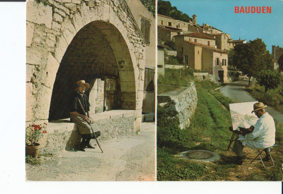 Postal-Postcard 17445: BAUDUEN Village sur le Lac - Region des Gorges du Verdon