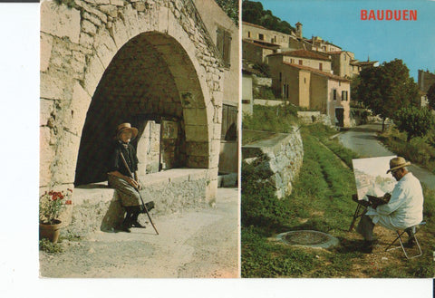 Postal-Postcard 17445: BAUDUEN Village sur le Lac - Region des Gorges du Verdon