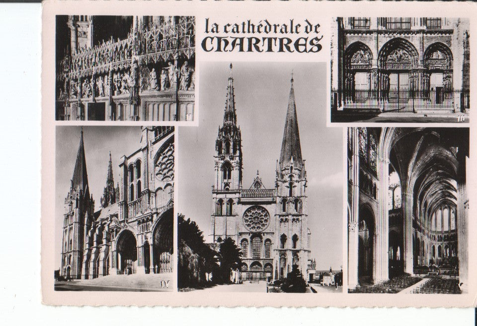 Postal-Postcard 17465: LA CATHEDRALE DE CHARTRES - Diferents views