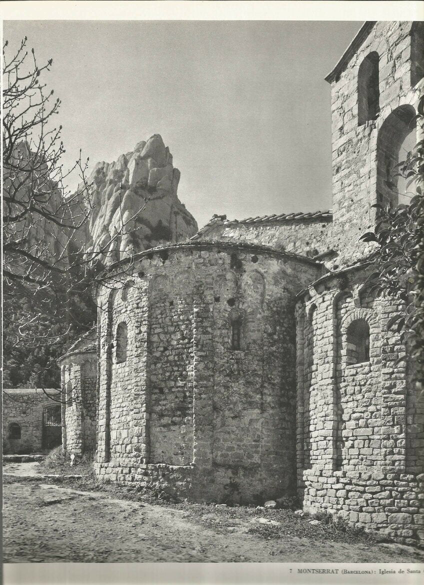 Lamina 004: MONTSERRAT (Barcelona). Iglesia de Santa Cecilia